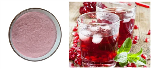 Fermented pomegranate juice powder