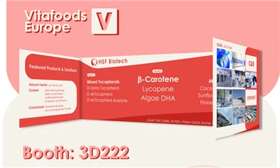 Присоединяйтесь к HSF Biotech в Vitafoods Europe 2025!